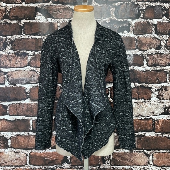 Eileen Fisher Cardigan Women's PS Petite Small Grey Open Front Sweater - Picture 5 of 13